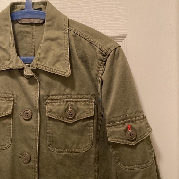 Women’s J Crew Green Utility Jacket - Small - Picture 6 of 12